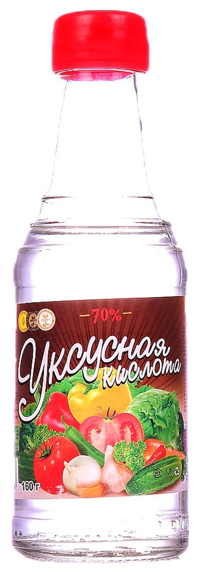 Уксусная кислота СИБИРСКИЙ УКСУС 70% ст/б 160мл