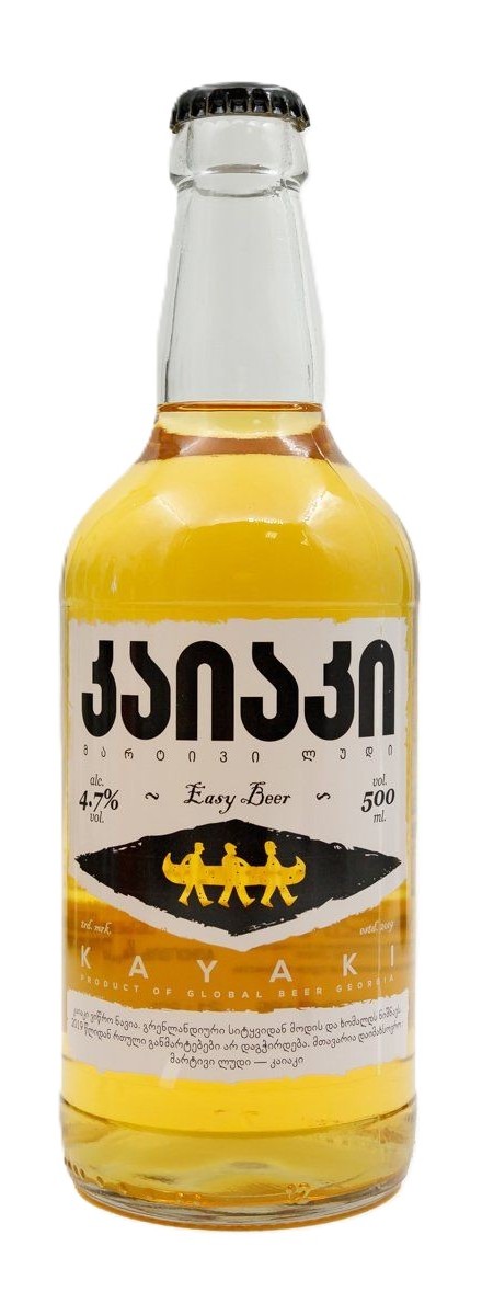 Пиво КАЯКИ светлое фильтрованное пастер 4.7% ст/б 0.5л