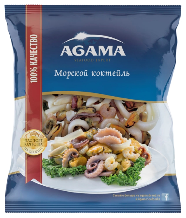 Морской коктейль АГАМА с/м 300г