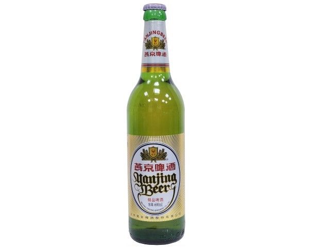 Пиво ЯНЬЦЗИН светлое пастер 5% ст/б 0.6л