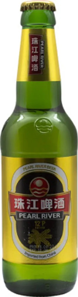 Пиво ПЕРЛ РИВЕР БИР светлое фильтрованное пастер 5.3% ст/б 0.33л