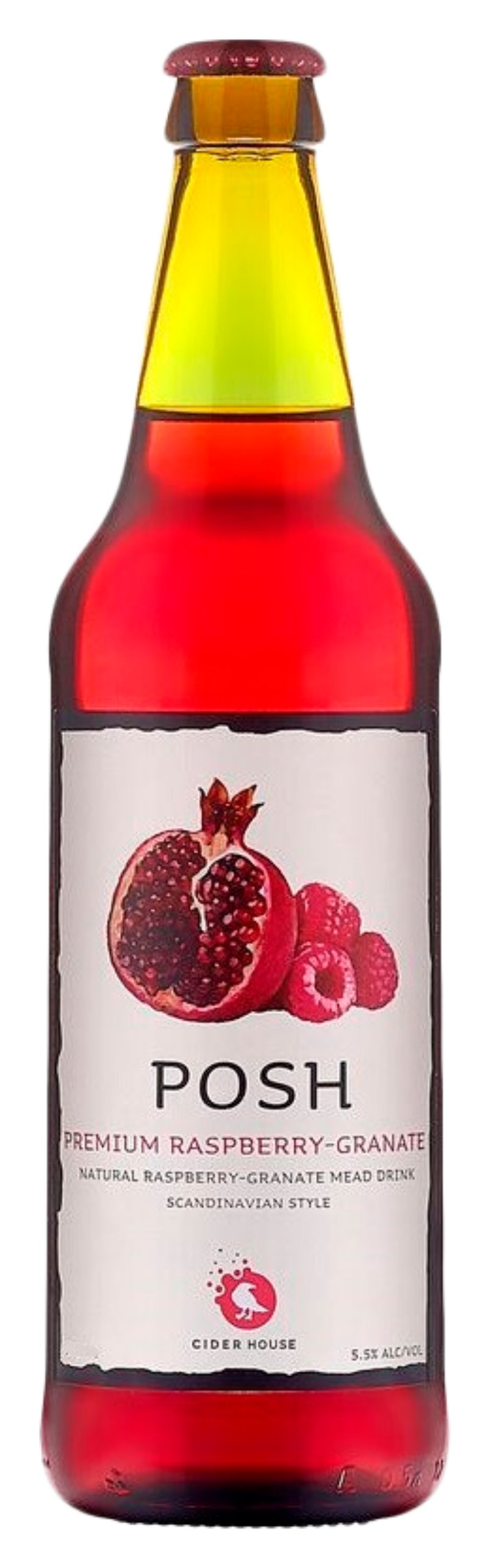 Напиток слабоалкогольный ПОШ Медовуха Гранат малина 5.5% 0.45л