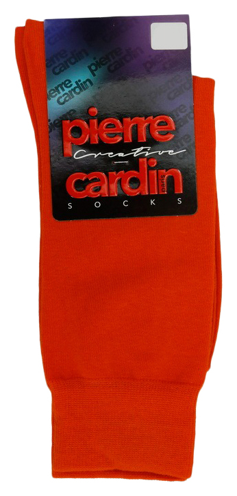 Носки мужские ПЬЕР КАРДЕН Креатив оранжевые р.42-44