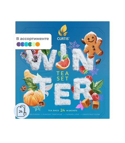 Чай КЕРТИС Винтер Ти Сет ассорти 24пак