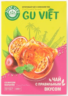 Напиток чайный ГУ ВЬЕТ со вкусом маракуйи 5пак*20г