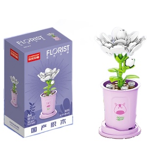 Конструктор ТАМ ТАМ Цветы в горшке арт.8814-7