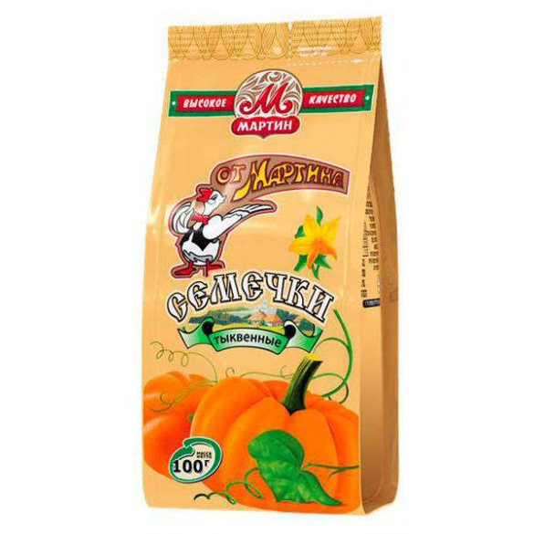 Семечки тыквенные ОТ МАРТИНА с солью 100г