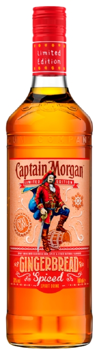 Напиток спиртной КАПИТАН МОРГАН Пряный с ароматом имбирного пряника 30% ст/б 0.7л