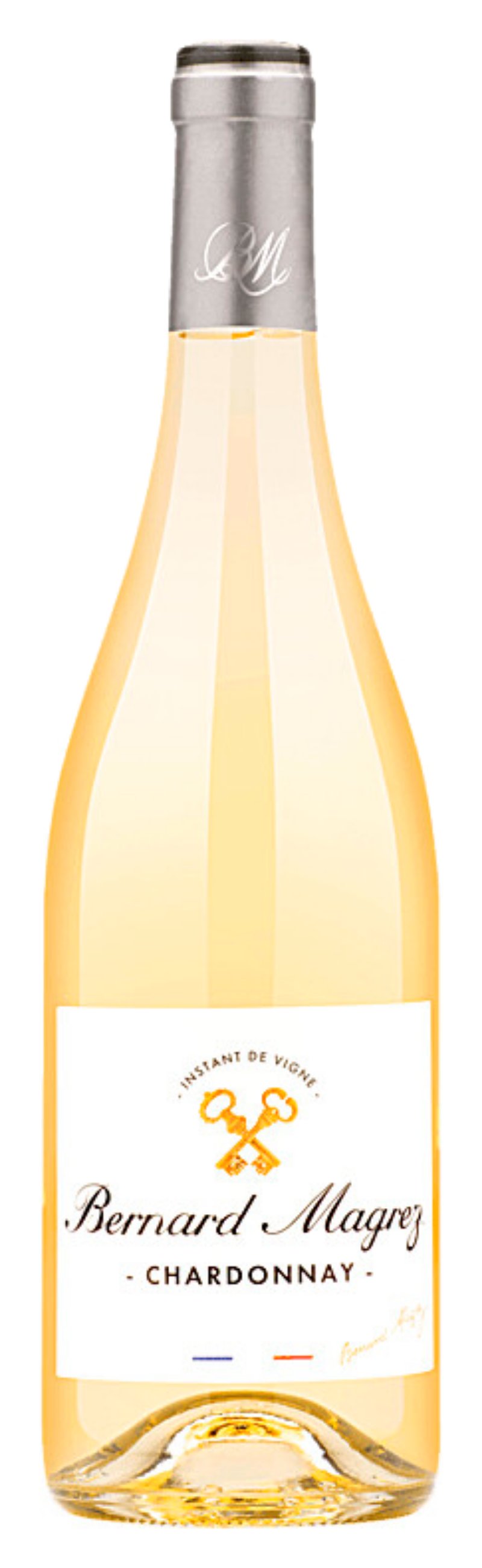 Вино БЕРНАР МАГРЕ Шардоне белое сух 13.5% ст/б 0.75л