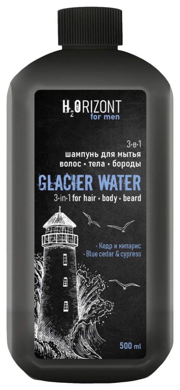 Шампунь ГОРИЗОНТ для волос тела бороды 3в1 500мл