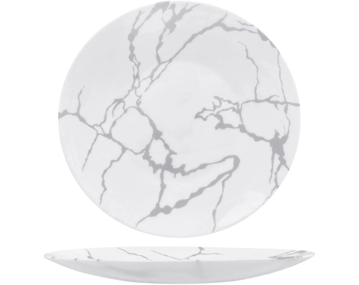 Тарелка десертная ПАРС ОПАЛ Антикью сильвер Д20см арт.918