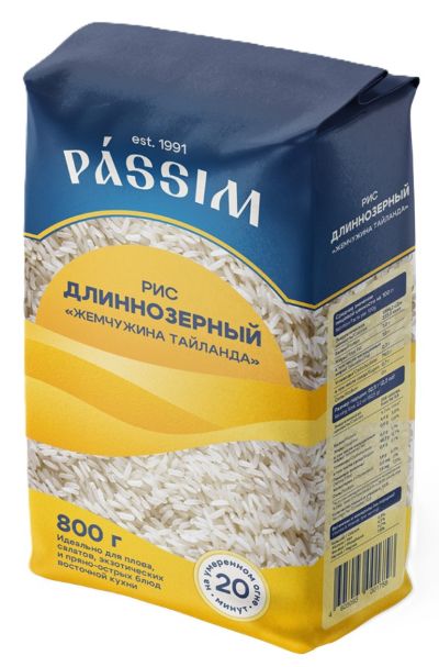 Рис ПАССИМ Азиатский длиннозерный м/у 800г