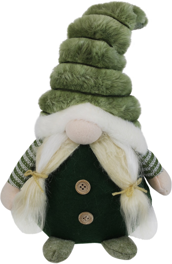 Новогоднее украшение ТАМ-ТАМ Гном зеленый арт.TW2487010-B