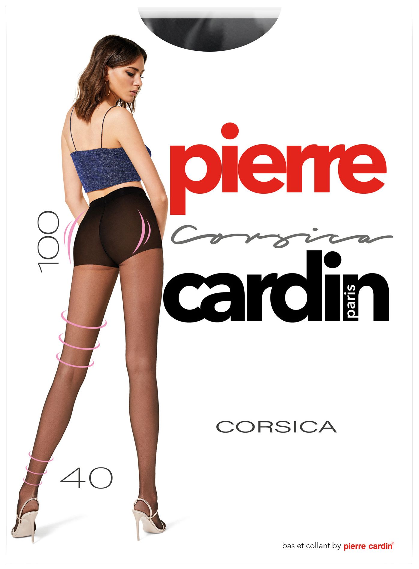 Колготки АЛЛЮР&ПЬЕР КАРДЕН Корсика 40ден неро 3