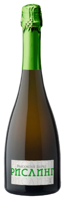 Игристое вино ВЫСОКИЙ БЕРЕГ Рислинг белое брют 10.5-12.5% ст/б 0.75л