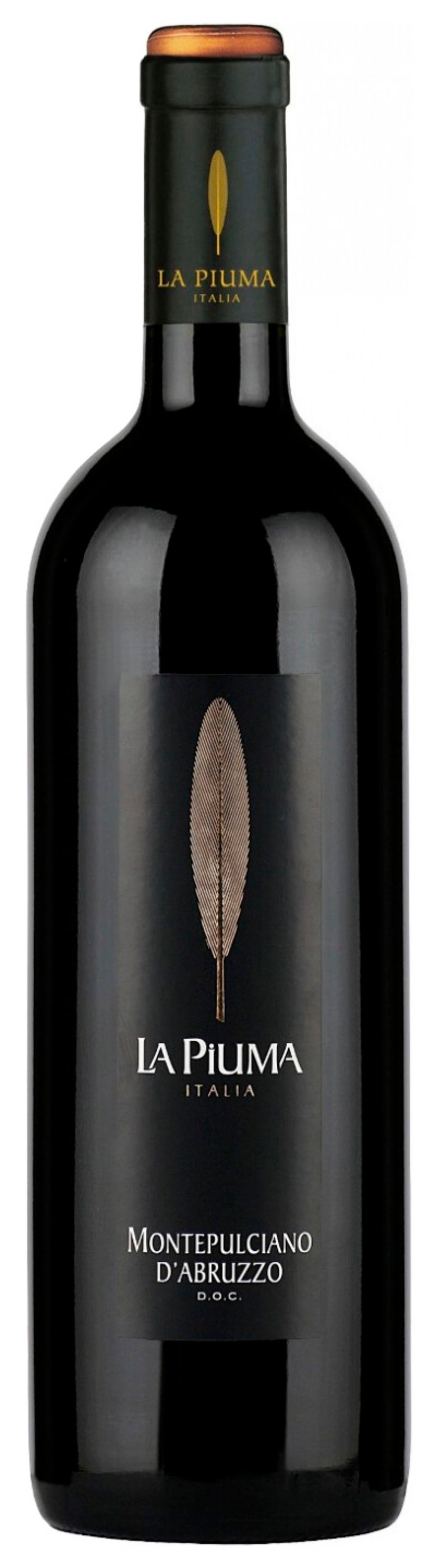 Вино ЛА ПЬЮМА Монтепульчано д`Абруццо красное п/сух 13% ст/б 0.75л