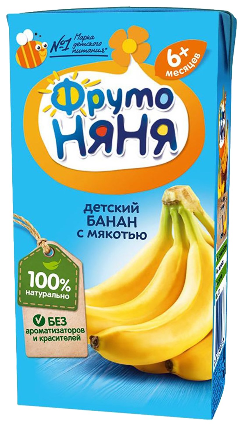 Нектар ФРУТОНЯНЯ банан 0.2л