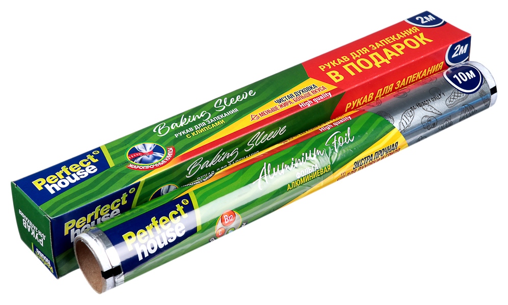 Промо-набор ПЕРФЕКТ ХАУС Фольга 10м+Рукав 2м