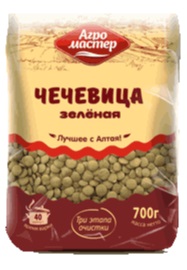 Чечевица АГРОМАСТЕР зеленая м/у 700г