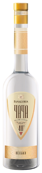 Виноградная водка ФАНАГОРИЯ Чача особая 40% ст/б 0.5л