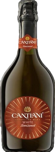Игристое вино КАНТИАНИ белое п/сл 12% ст/б 0.75л