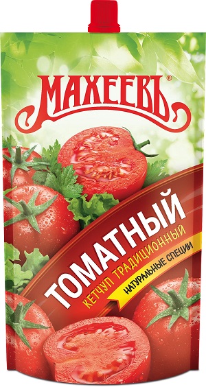 Кетчуп МАХЕЕВЪ Томатный традиционный д/пак 260г