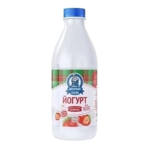 Йогурт МОЛОЧНАЯ СКАЗКА клубника бзмж 2.5% пэт 850г