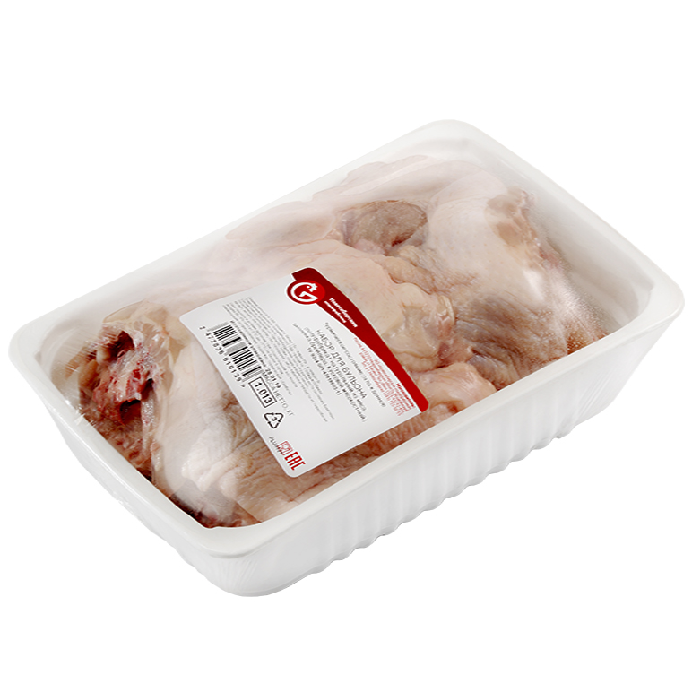 Набор для бульона НПФ из цыплят бройлеров охл подложка 1кг