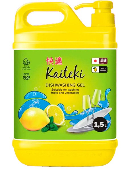 Средство для мытья посуды КАЙТЕКИ лимон 1500мл