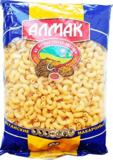 Мак.изделия АЛМАК Рожки с гребешком №13 м/у 400г