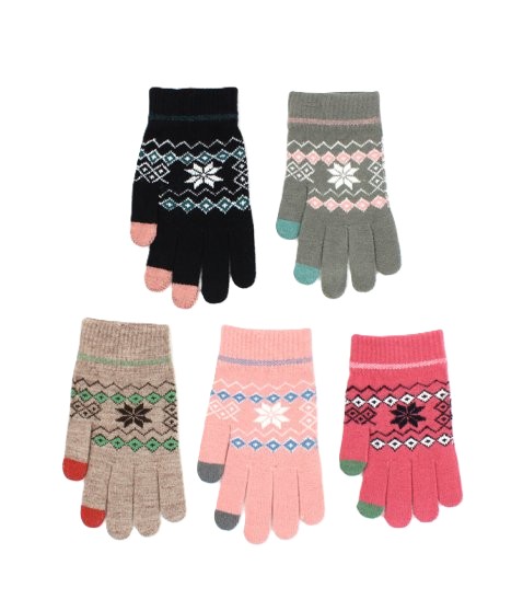 Перчатки детские ХОББИ ЛАЙН ассорти р.17 арт.ПД 012-03