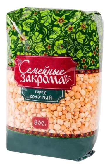 Горох СЕМЕЙНЫЕ ЗАКРОМА колотый м/у 1500г