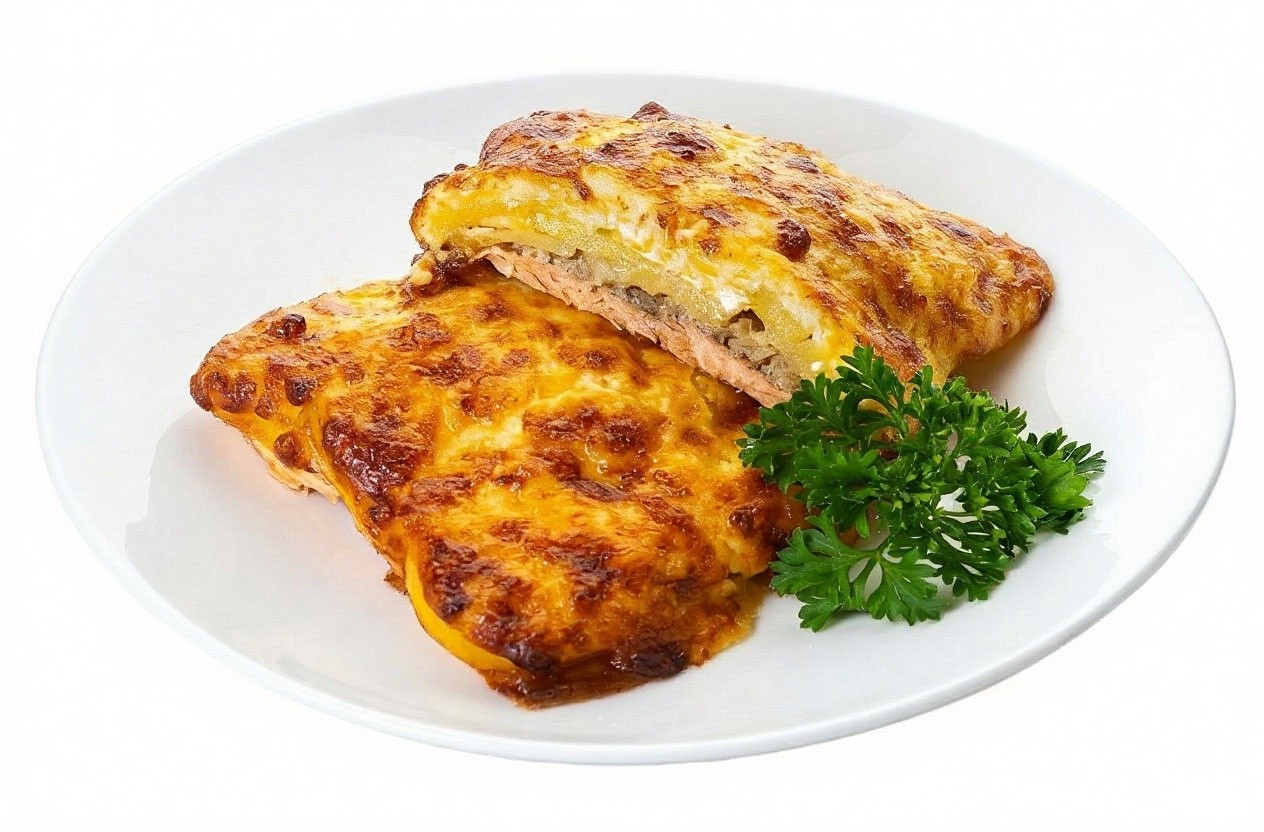 Горбуша запеченная с овощами