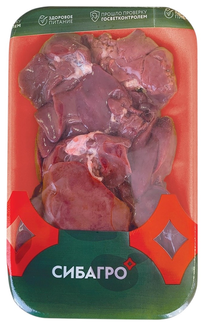 Печень куриная СИБАГРО охл 500г