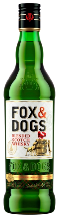 Виски ФОКС&ДОГС 40% ст/б 0.5л