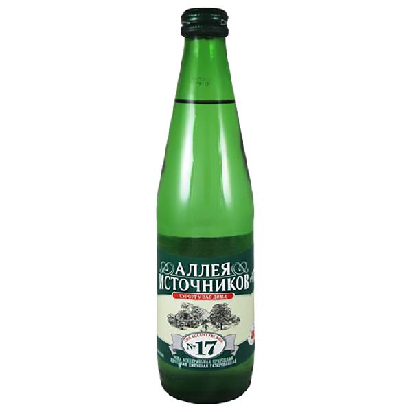 Мин.вода АЛЛЕЯ ИСТОЧНИКОВ №17 лечебно-столовая ст/б 0.5л
