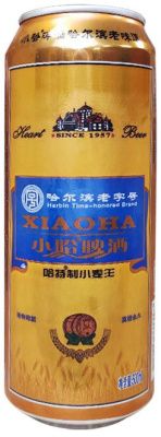 Пиво ХАРБИН Сяоха пшеничное светлое 3.3% ж/б 0.33л