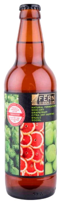 Напиток слабоалкогольный ФЕРН Медовуха с грейпфрутом 6% ст/б 0.5л