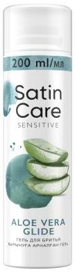 Гель для бритья ЖИЛЛЕТ Сатин кеа Сенситив Алоэ вера 200мл