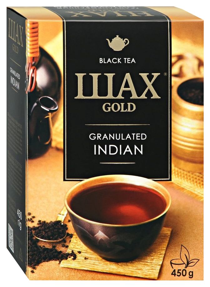 Чай ШАХ Голд гранулированный черный 450г