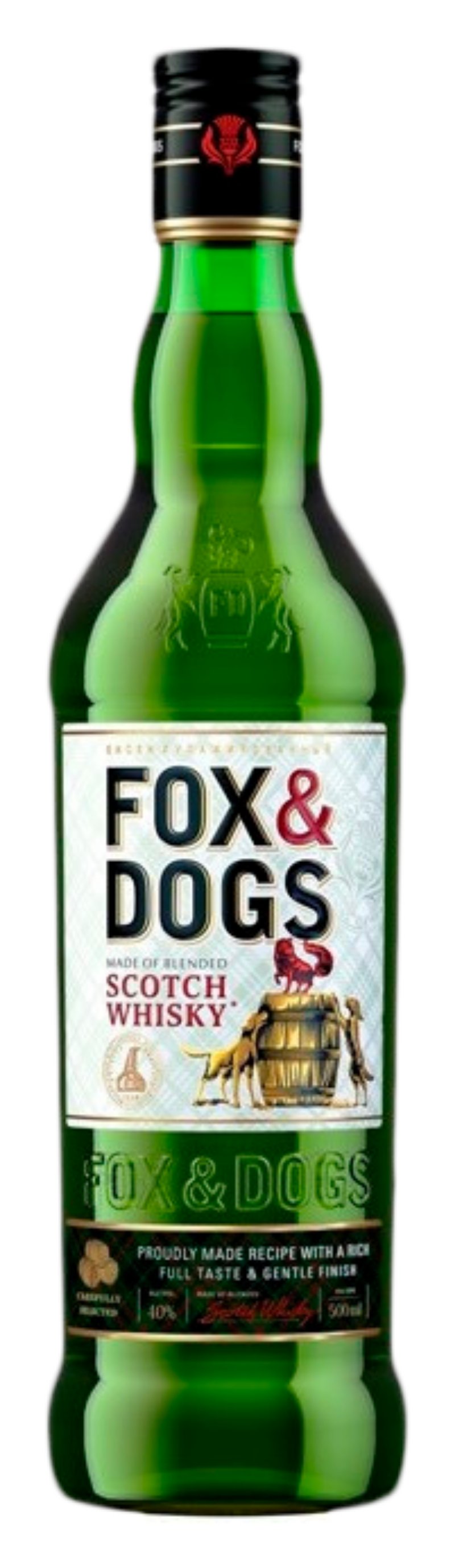 Виски ФОКС&ДОГС 40% ст/б 0.7л