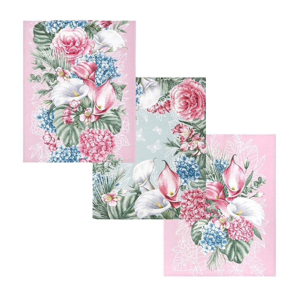 Полотенце кухонное ЛАГУНА-М Мятный аромат 45*60см рогожка арт.13155-1