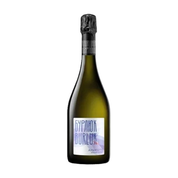 Игристое вино БУРЛЮК Алиготе белое брют 11.5-13.5% ст/б 0.75л