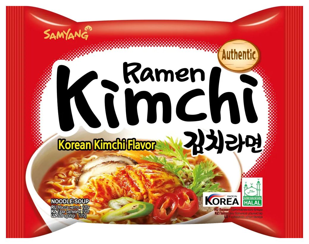 Лапша б/п САМЯНГ со вкусом кимчи м/у 120г