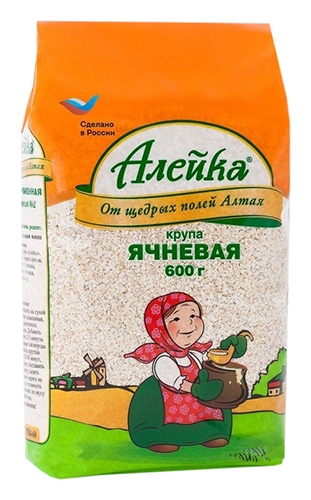 Ячневая крупа АЛЕЙКА м/у 600г Ячневая крупа АЛЕЙКА м/у 600г