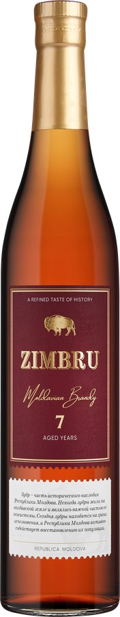 Бренди ЗИМБРУ 7 лет 40% ст/б 0.5л