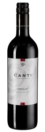 Вино КАНТИ Мерло красное п/сух 11.5% ст/б 0.75л