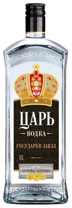 Водка ЦАРЬ 40% ст/б 0.25л