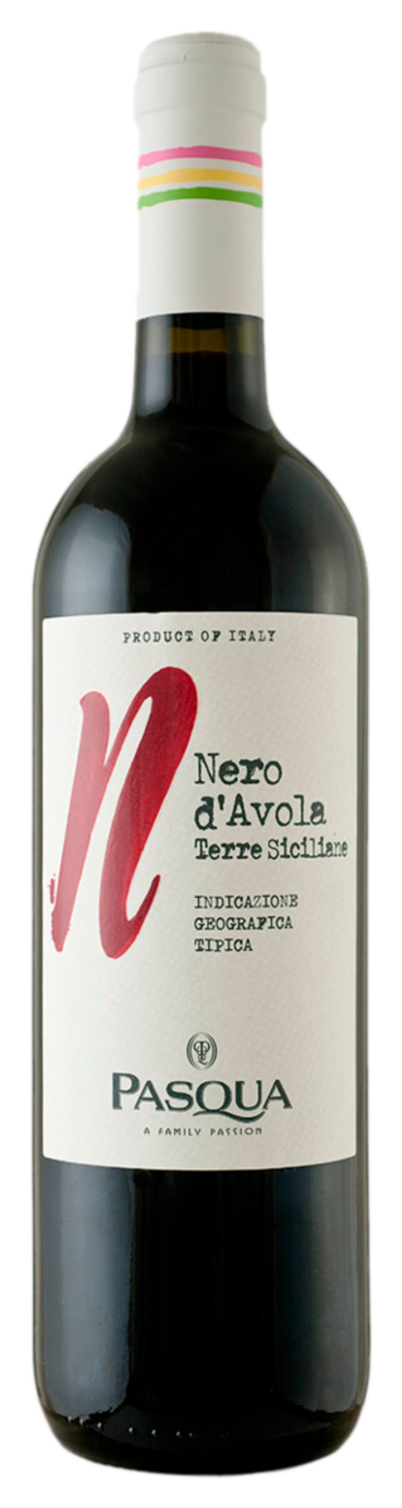 Вино ПАСКУА Неро Давола Терре Сицилиане красное п/сух 13% ст/б 0.75л