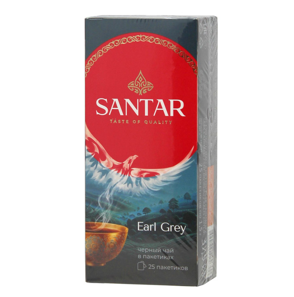 Чай САНТАР Эрл Грей черный 25пак